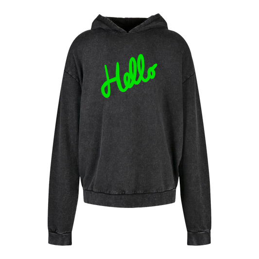 Mikina - Green Hello Premium Hoodie