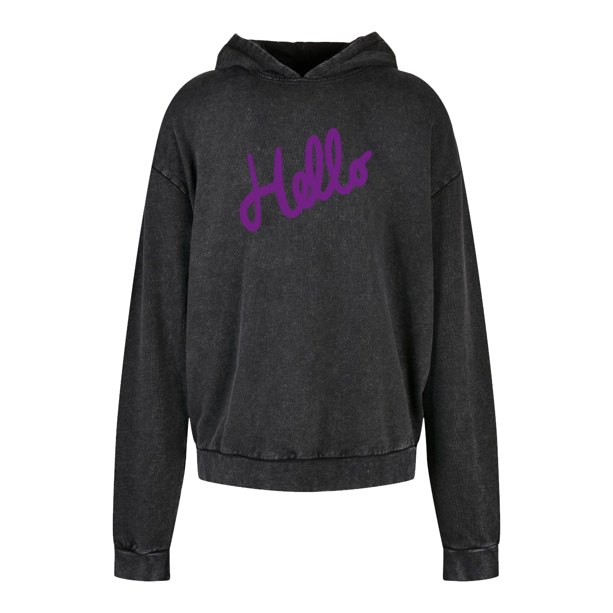 Mikina - Purple Hello Premium Hoodie