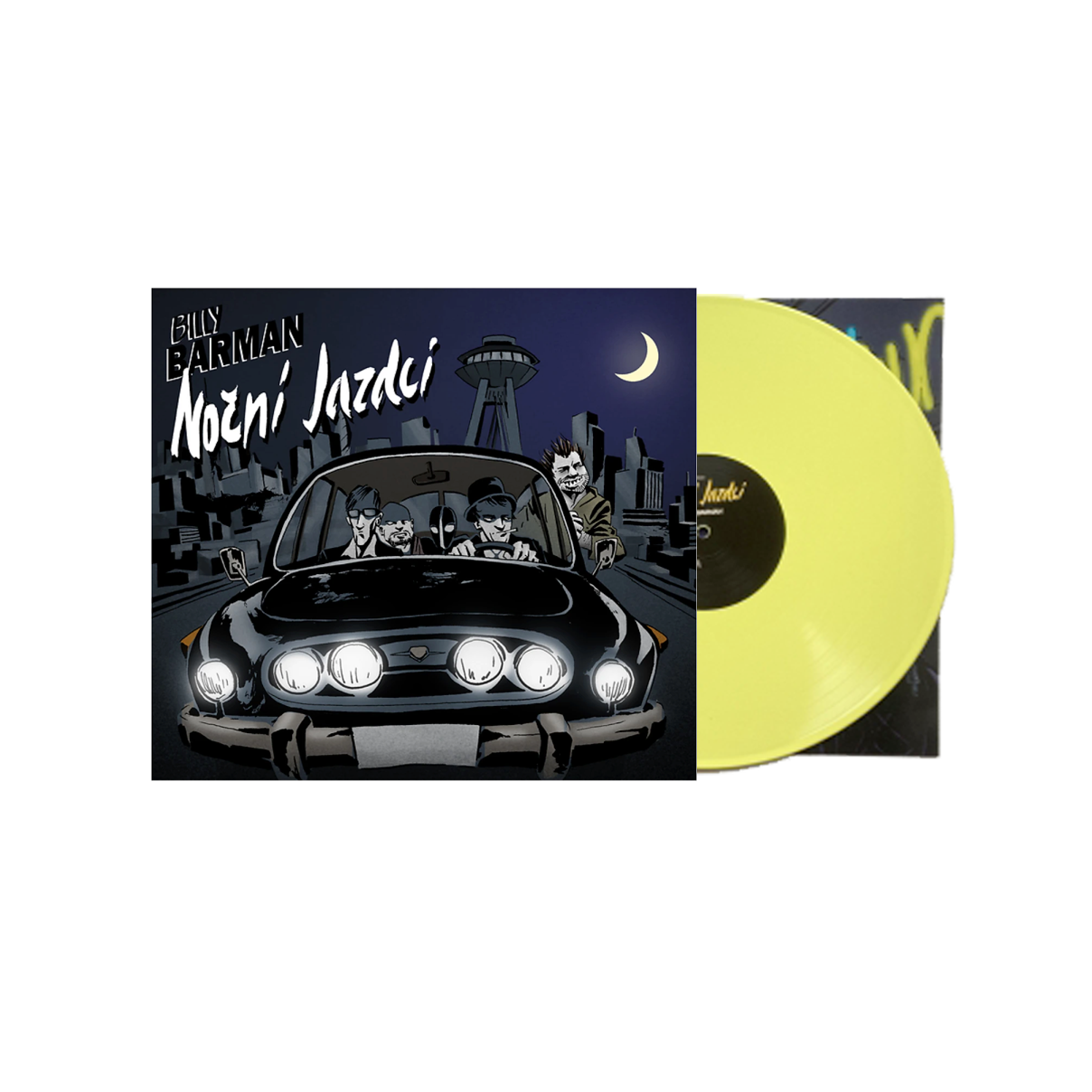 Vinyl - Noční Jazdci - Yellow